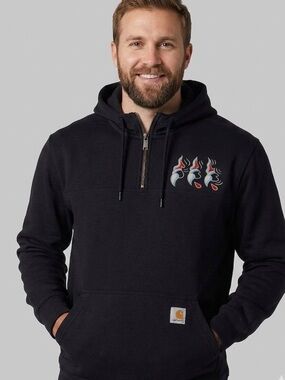 Carhartt Custom Hoodie XL - Jaguar Claw & Rain Protection⚡️ Edition - 1 of 1